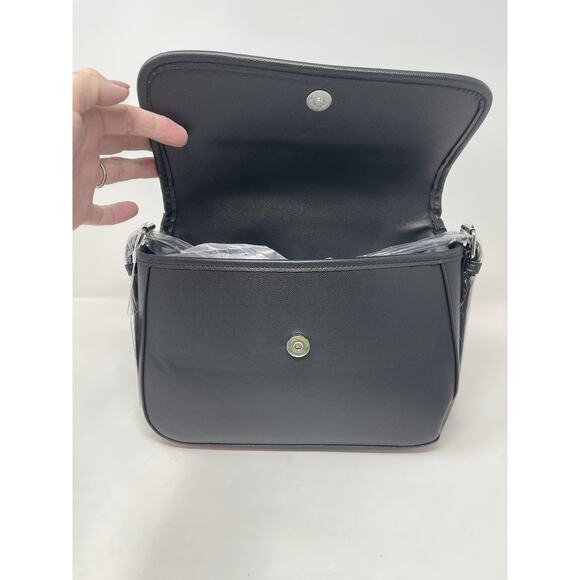 CXL by Christian Lacroix Karen Caviar Shoulder Bag Black MSRP $98 - Picture 7 of 11